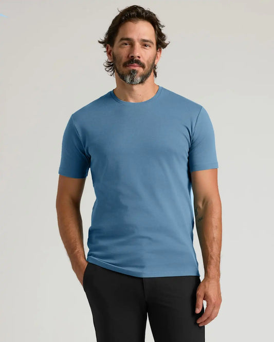 Bluefin Pima Cotton Blend Crew